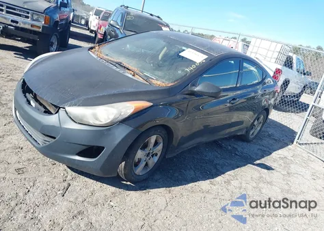 2013 Hyundai Elantra Gls from USA, damaged, VIN KMHDH4AE2DU740056